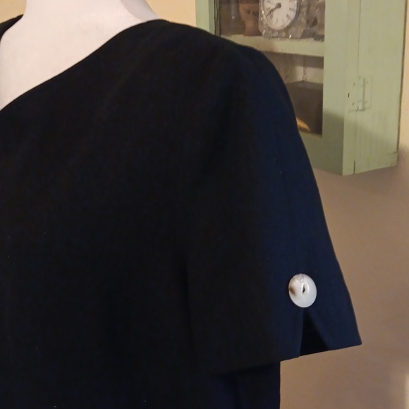 VINTAGE Shomi By Miller Shor Silk Shift Dress - Picture 7 of 13